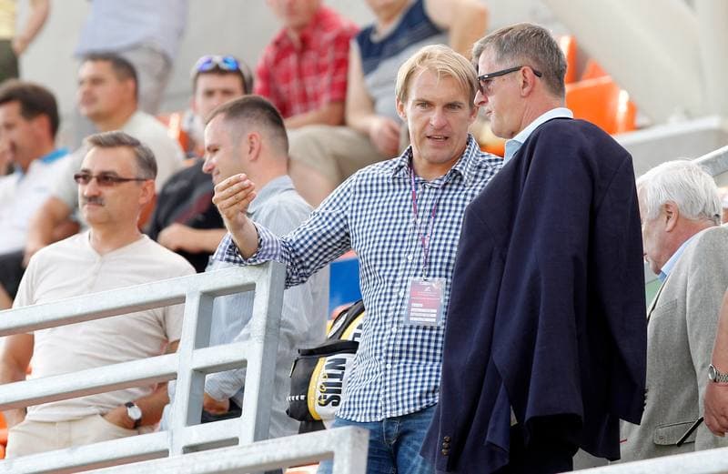 Football. T-Mobile Ekstraklasa. Podbeskidzie Bielsko Biala - Pogon Szczecin. 18.07.2014
