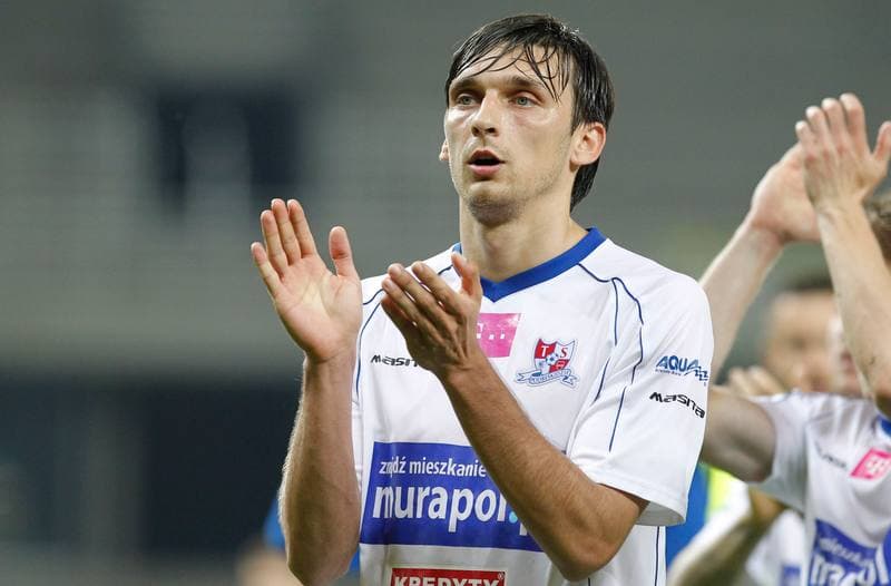 Football. T-Mobile Ekstraklasa. Podbeskidzie Bielsko Biala - Zaglebie Lubin. 27.05.2014