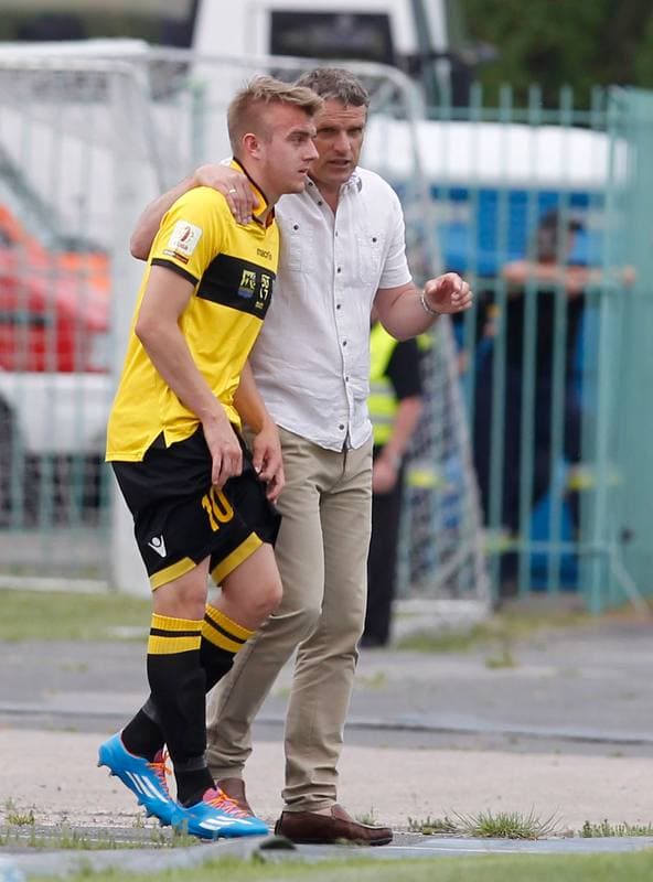 Football. I Liga. Stomil Olsztyn - GKS Katowice. 25.05.2014
