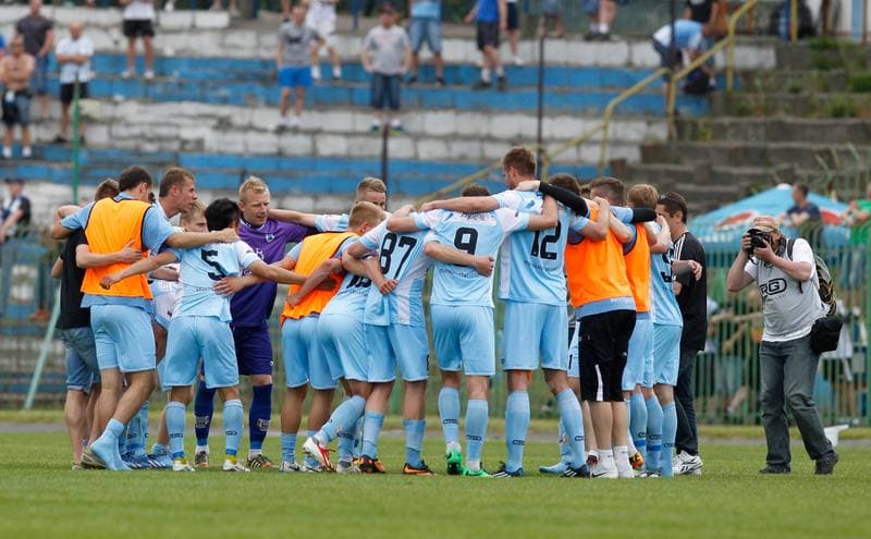 Football. I Liga. Stomil Olsztyn - GKS Katowice. 25.05.2014
