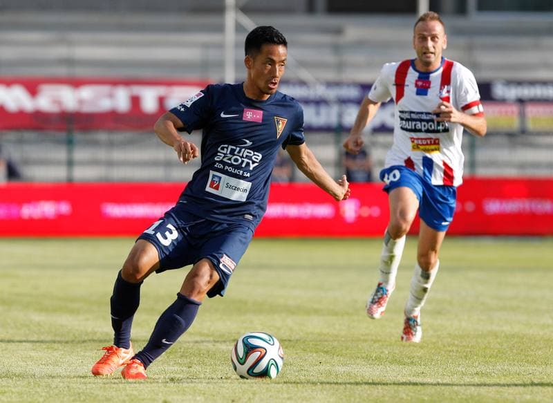 Football. T-Mobile Ekstraklasa. Podbeskidzie Bielsko Biala - Pogon Szczecin. 18.07.2014
