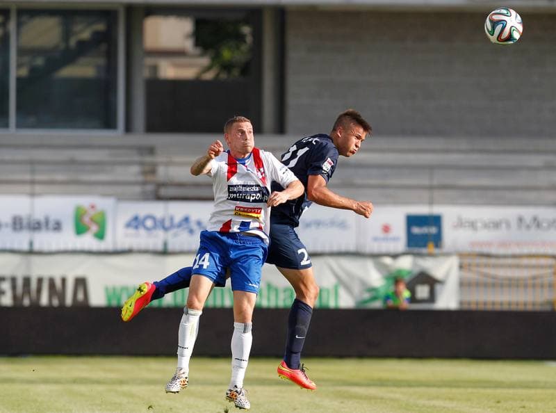 Football. T-Mobile Ekstraklasa. Podbeskidzie Bielsko Biala - Pogon Szczecin. 18.07.2014