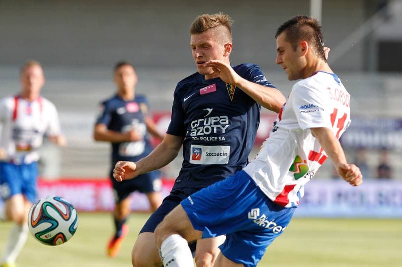 Football. T-Mobile Ekstraklasa. Podbeskidzie Bielsko Biala - Pogon Szczecin. 18.07.2014