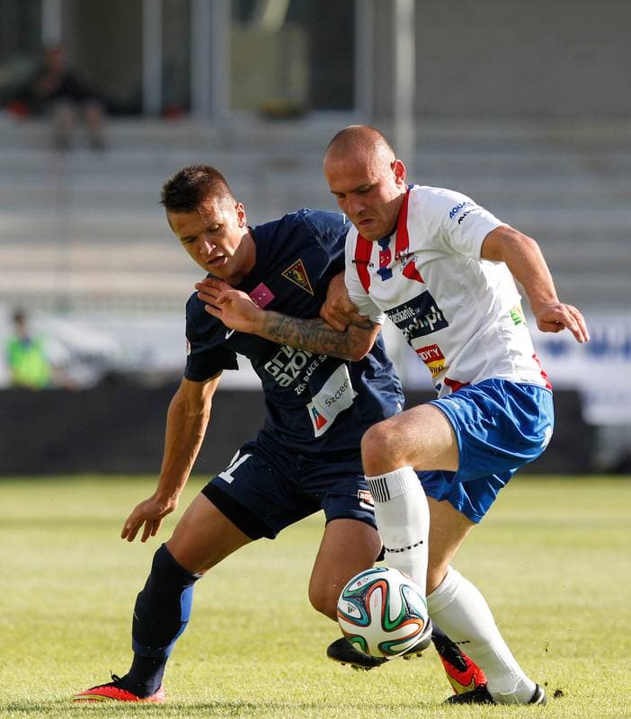 Football. T-Mobile Ekstraklasa. Podbeskidzie Bielsko Biala - Pogon Szczecin. 18.07.2014