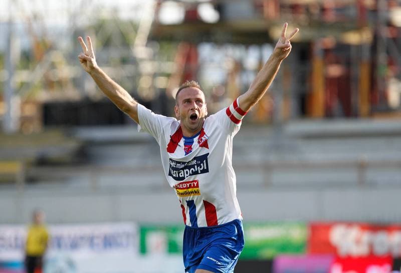 Football. T-Mobile Ekstraklasa. Podbeskidzie Bielsko Biala - Pogon Szczecin. 18.07.2014