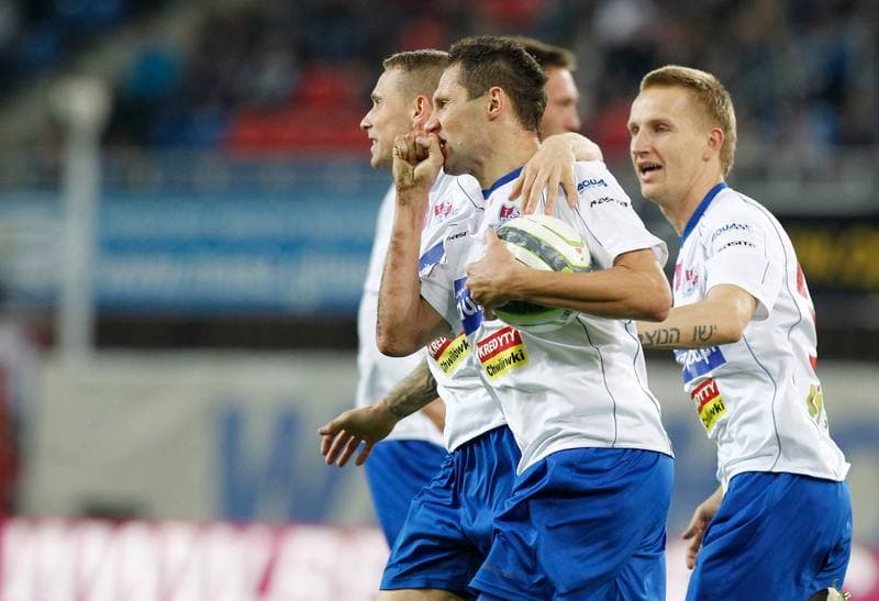 Football. T-Mobile Ekstraklasa. Piast Gliwice - Podbeskidzie Bielsko Biala. 31.05.2014