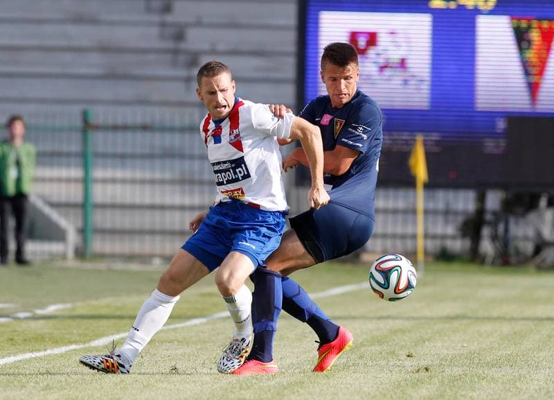 Football. T-Mobile Ekstraklasa. Podbeskidzie Bielsko Biala - Pogon Szczecin. 18.07.2014