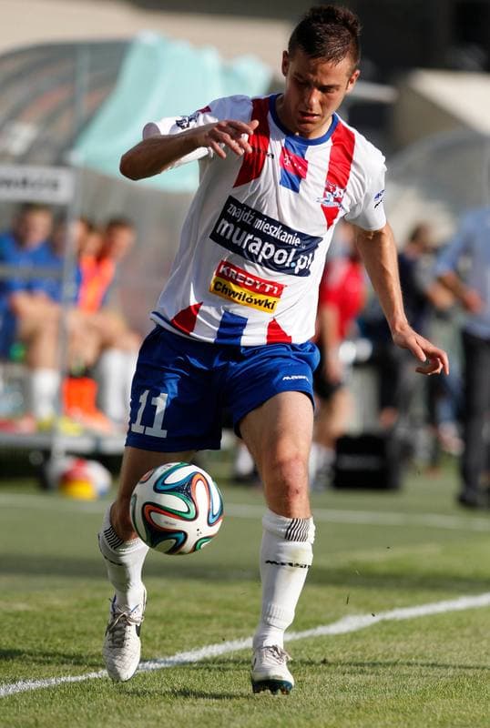 Football. T-Mobile Ekstraklasa. Podbeskidzie Bielsko Biala - Pogon Szczecin. 18.07.2014