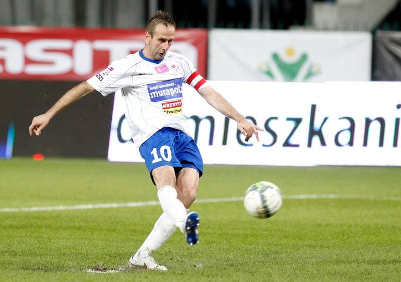 Football. T-Mobile Ekstraklasa. Podbeskidzie Bielsko Biala - Zaglebie Lubin. 27.05.2014