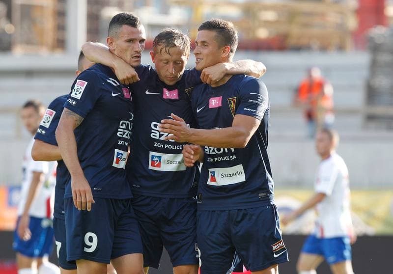 Football. T-Mobile Ekstraklasa. Podbeskidzie Bielsko Biala - Pogon Szczecin. 18.07.2014
