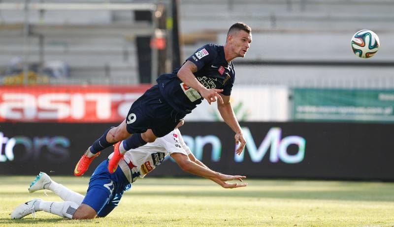 Football. T-Mobile Ekstraklasa. Podbeskidzie Bielsko Biala - Pogon Szczecin. 18.07.2014