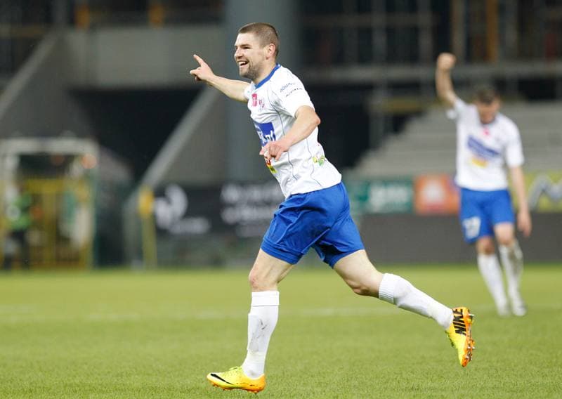 Football. T-Mobile Ekstraklasa. Podbeskidzie Bielsko Biala - Zaglebie Lubin. 27.05.2014
