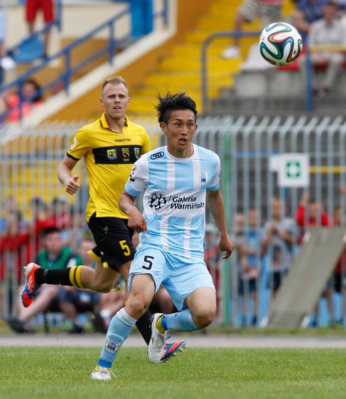 Football. I Liga. Stomil Olsztyn - GKS Katowice. 25.05.2014