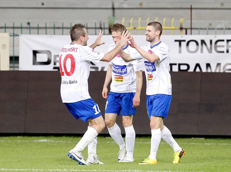 Football. T-Mobile Ekstraklasa. Podbeskidzie Bielsko Biala - Zaglebie Lubin. 27.05.2014