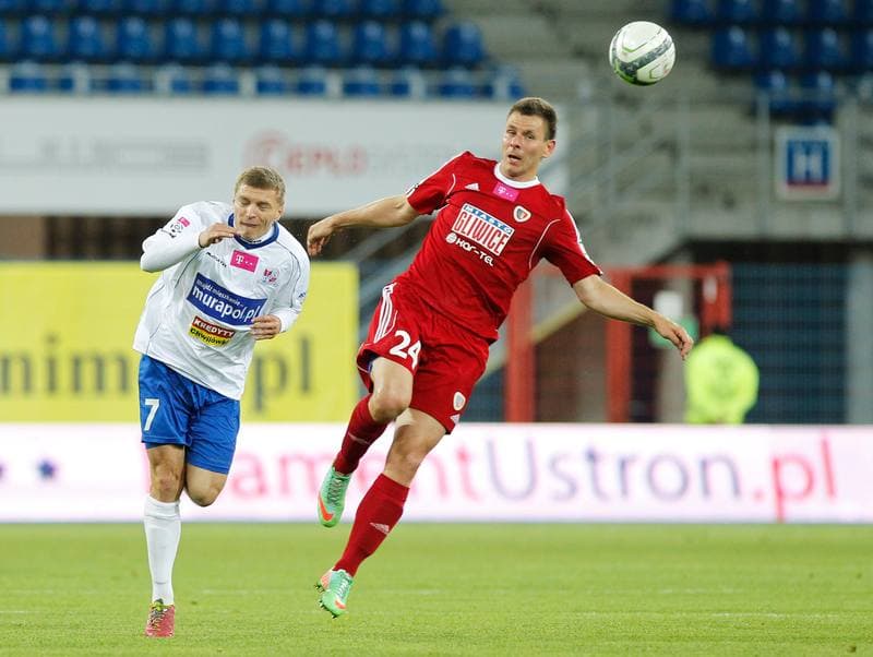 Football. T-Mobile Ekstraklasa. Piast Gliwice - Podbeskidzie Bielsko Biala. 31.05.2014