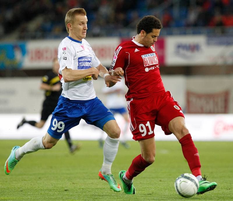 Football. T-Mobile Ekstraklasa. Piast Gliwice - Podbeskidzie Bielsko Biala. 31.05.2014
