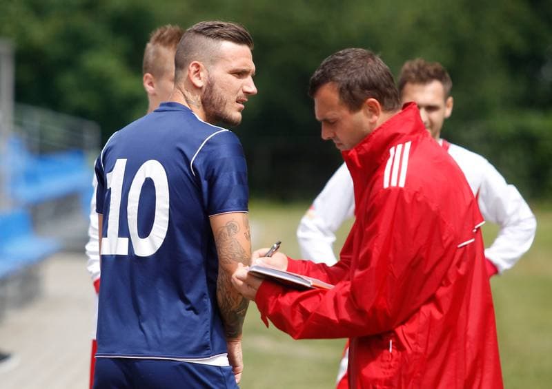Football. Piast Gliwice. Training. 20.06.2014