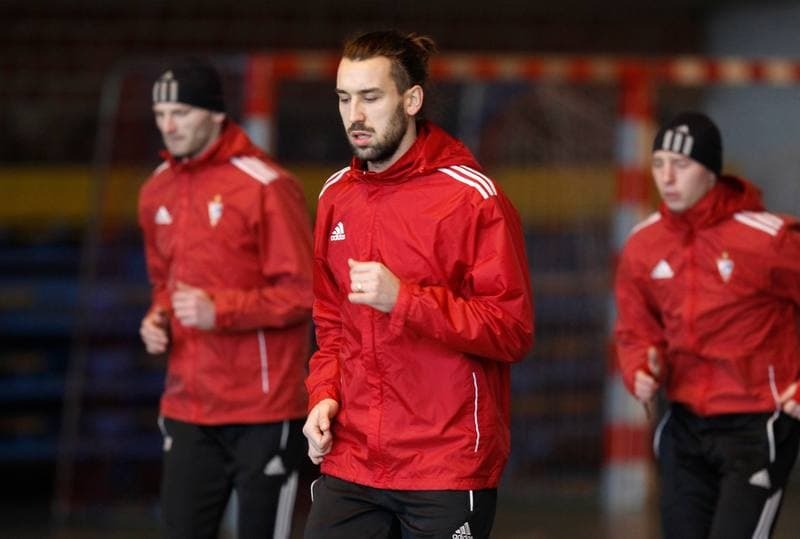 Football. Gornik Zabrze. Training. 07.01.2015