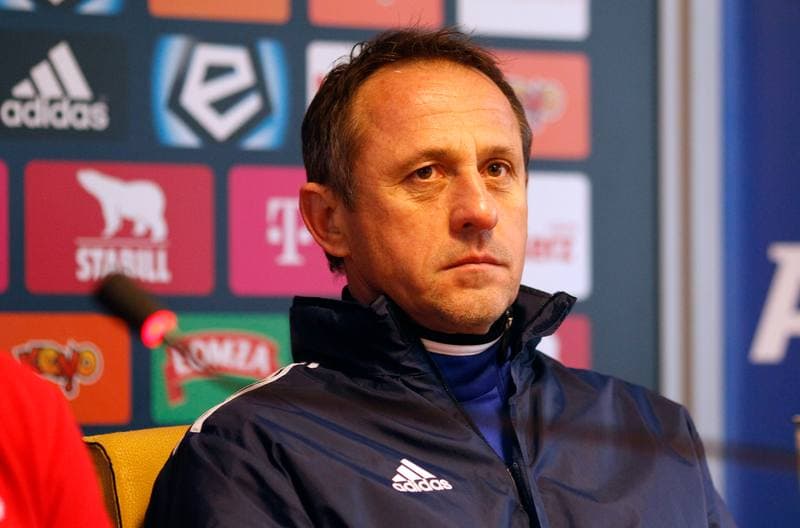 Football. Gornik Zabrze. Press Conference. 11.03.2015