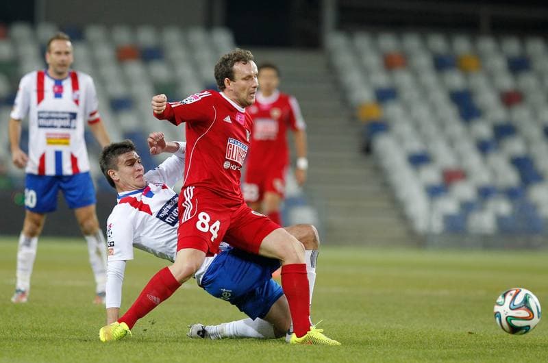 Football. T-Mobile Ekstraklasa. Podbeskidzie Bielsko Biala - Piast Gliwice. 03.11.2014
