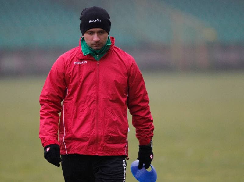 Football. GKS Katowice. Training. 23.08.2014