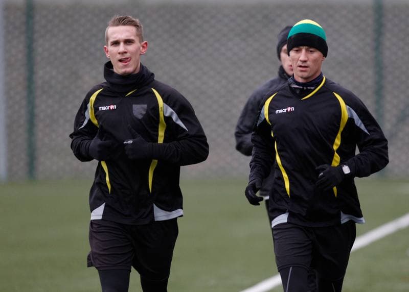Football. GKS Katowice. Training. 25.01.2015