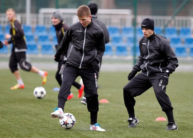Football. GKS Katowice. Training. 23.08.2014