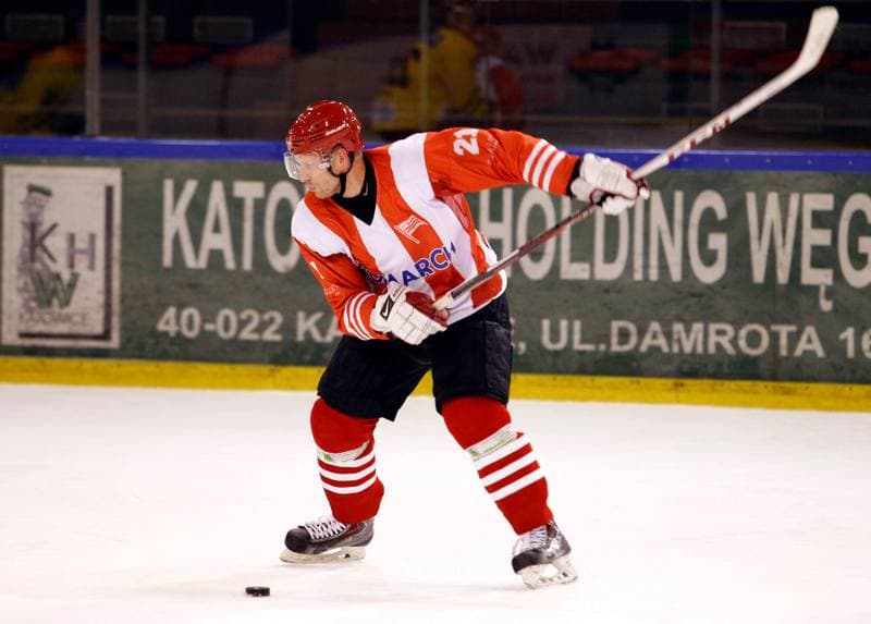 Ice Hockey. Polska Hokej Liga. HC GKS Katowice - Cracovia Krakow. 19.10.2014