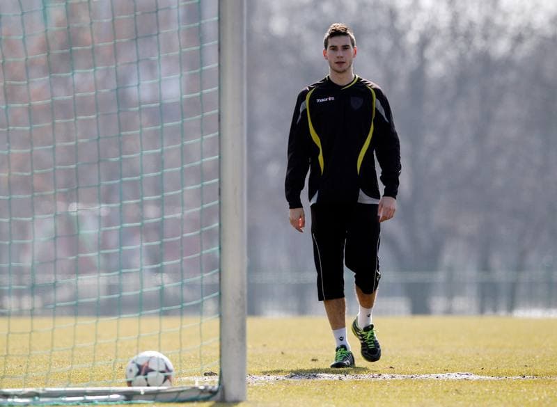 Football. GKS Katowice. Training. 25.01.2015