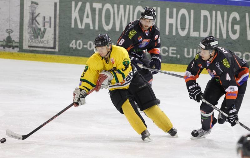 Ice Hockey. Polska Hokej Liga. HC GKS Katowice - Ciarko PBS Bank Sanok. 02.11.2014