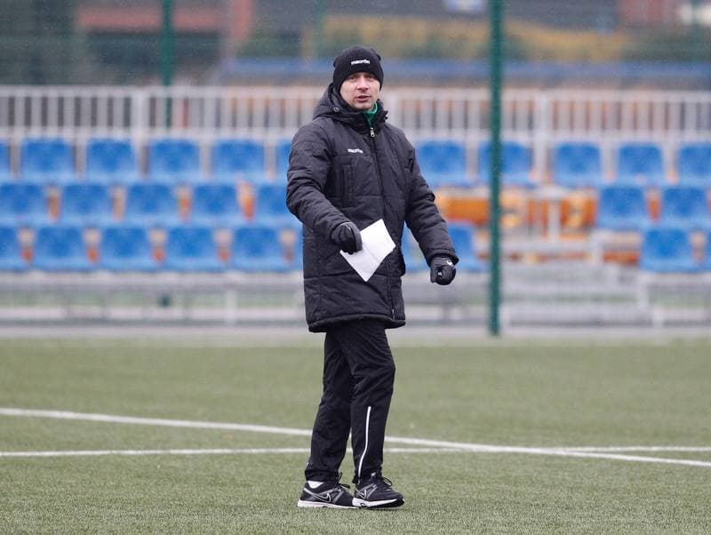 Football. GKS Katowice. Training. 25.01.2015