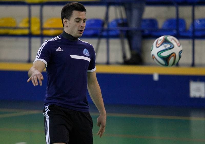 Football. Ruch Chorzow. Training. 05.01.2015