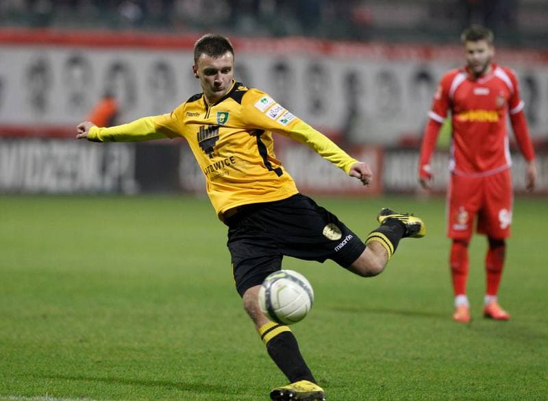 Football. I Liga. Widzew Lodz - GKS Katowice. 22.11.2014