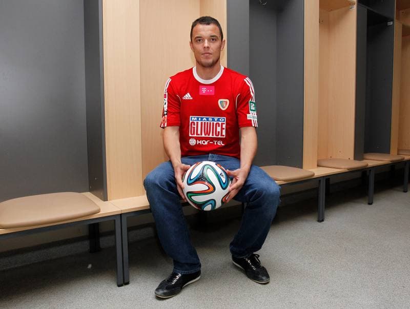 Football. Piast Gliwice. Dawid Janczyk. 04.11.2014