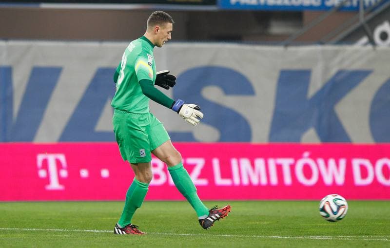 Football. T-Mobile Ekstraklasa. Piast Gliwice - Lech Poznan. 23.11.2014