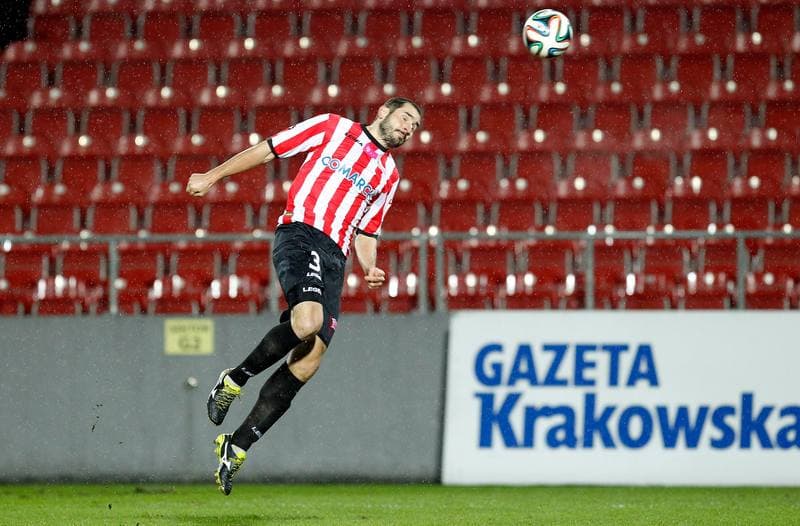 Football. T-Mobile Ekstraklasa. Cracovia Krakow - Piast Gliwice. 13.03.2015