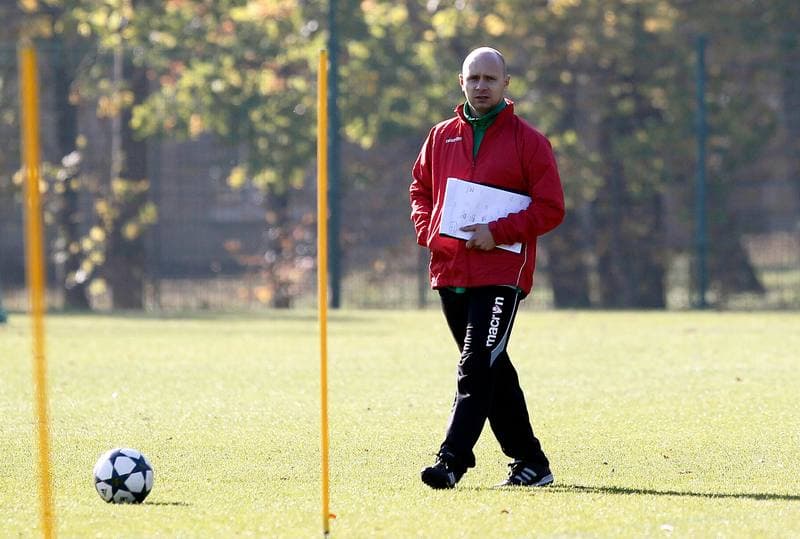 Football. GKS Katowice. Training. 29.10.2014