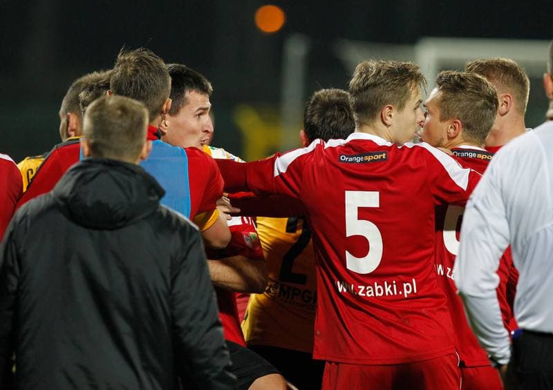 Football. I Liga. GKS Katowice - Dolcan Zabki. 25.10.2014