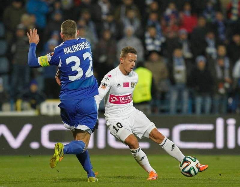 Football. T-Mobile Ekstraklasa. Ruch Chorzow - Slask Wroclaw. 21.11.2014