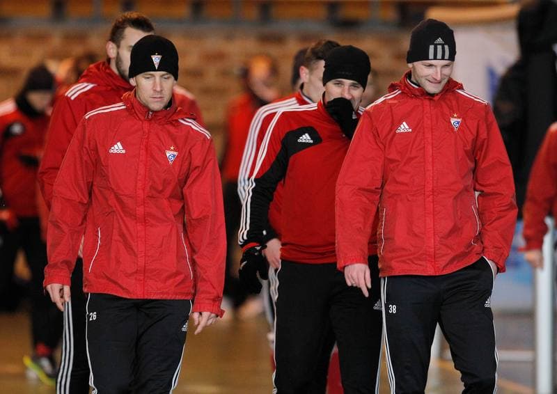 Football. Gornik Zabrze. Training. 07.01.2015
