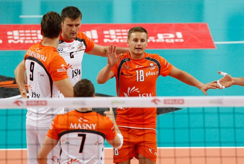 Volleyball. PlusLiga. Jastrzebski Wegiel - MKS Banimex Bedzin. 22.10.2014