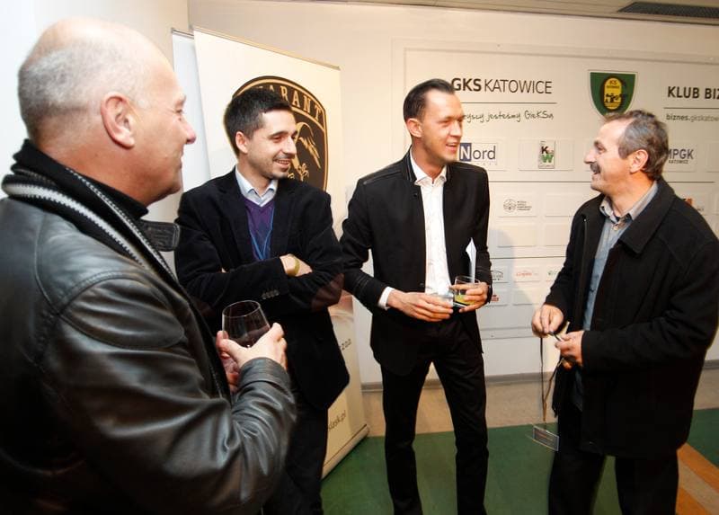 Football. GKS Katowice. Press Conference. 08.11.2014