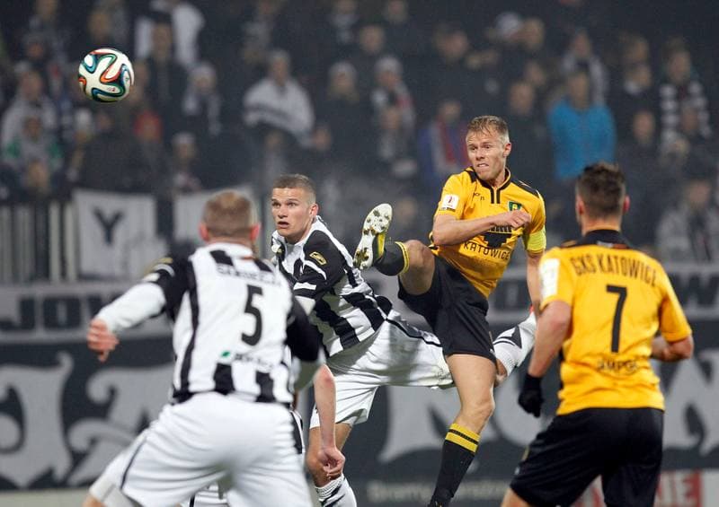 Football. I Liga. Sandecja Nowy Sacz - GKS Katowice. 31.10.2014