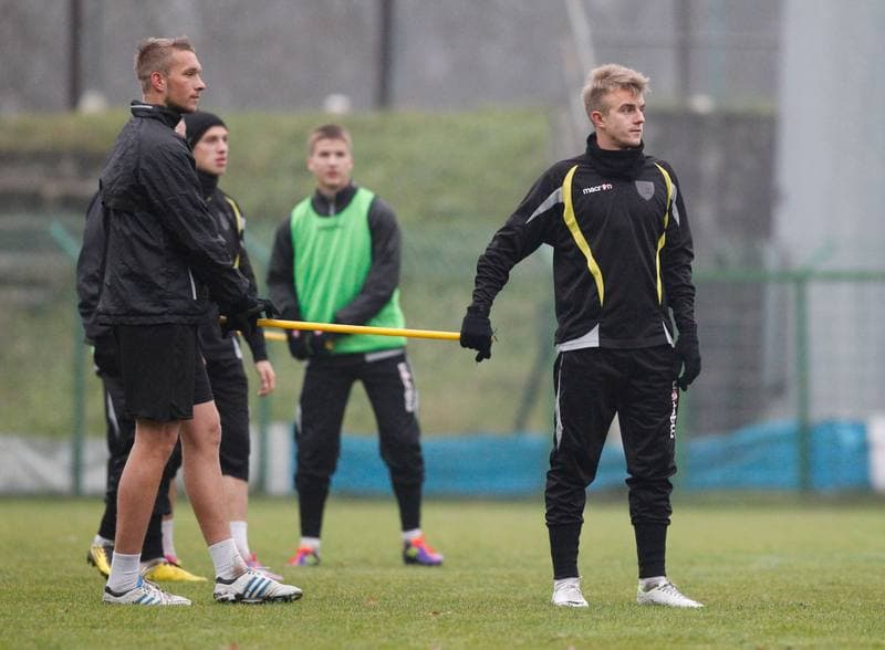 Football. GKS Katowice. Training. 23.08.2014