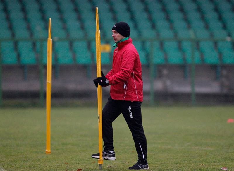 Football. GKS Katowice. Training. 23.08.2014