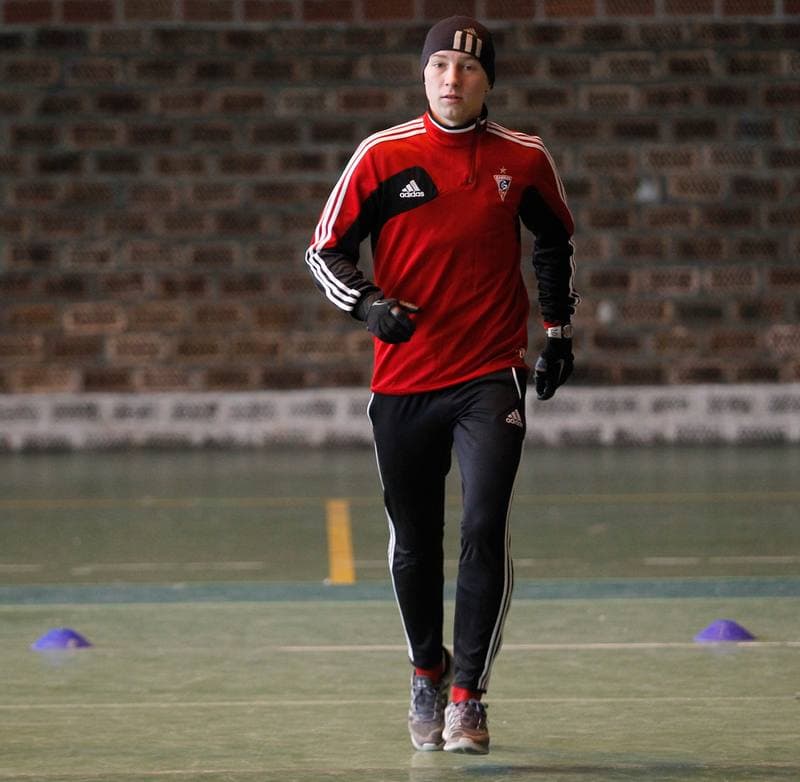 Football. Gornik Zabrze. Training. 07.01.2015