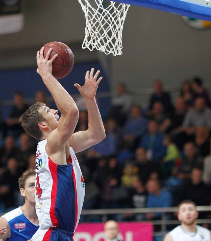 Basketball. Tauron Basket Liga. MKS Dabrowa Gornicza - Polski Cukier Torun. 01.03.2015