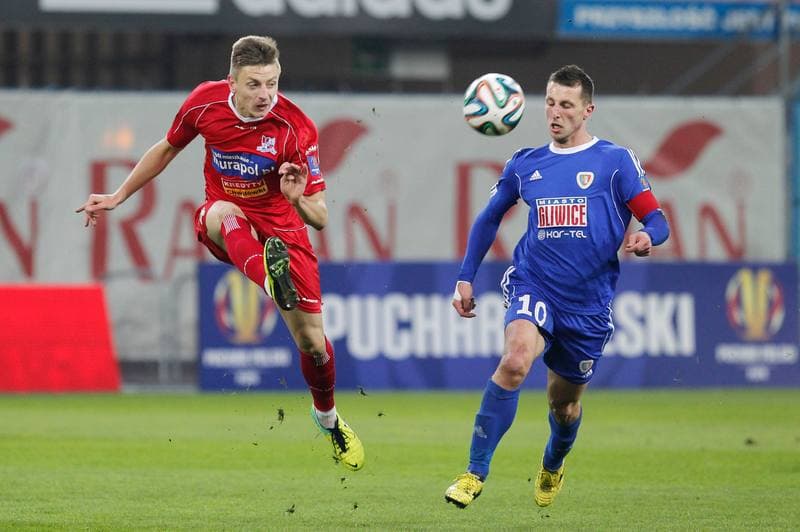 Football. T-Mobile Ekstraklasa. Piast Gliwice - Podbeskidzie Bielsko Biala. 31.05.2014
