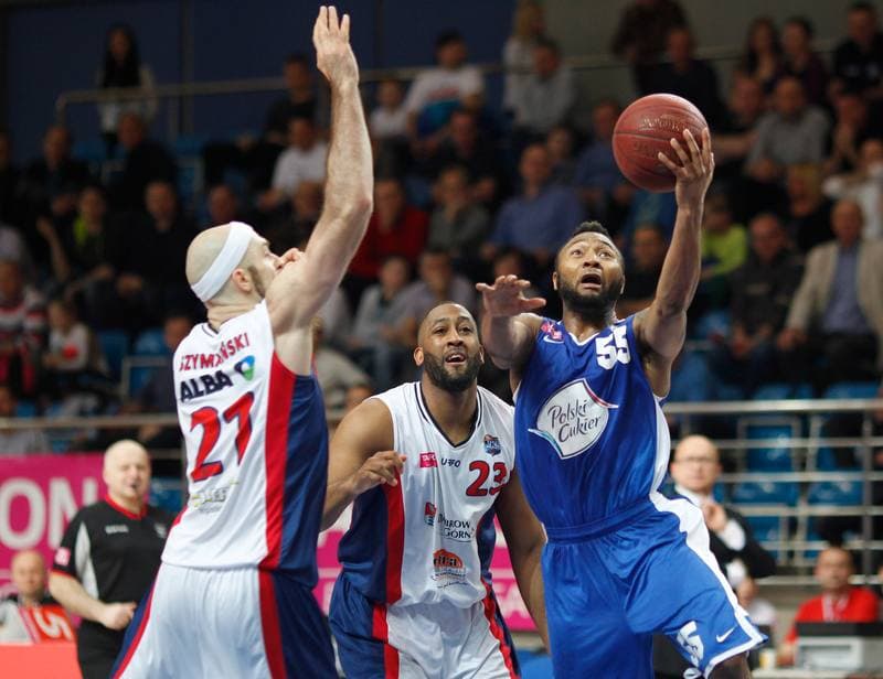Basketball. Tauron Basket Liga. MKS Dabrowa Gornicza - Polski Cukier Torun. 01.03.2015