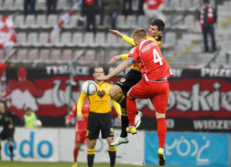 Football. I Liga. Widzew Lodz - GKS Katowice. 22.11.2014